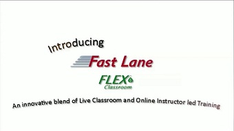 Fast Lane FLEX classes: no travel requirements, remote students can attend from their home or office, more courses are Guaranteed-to-Run
